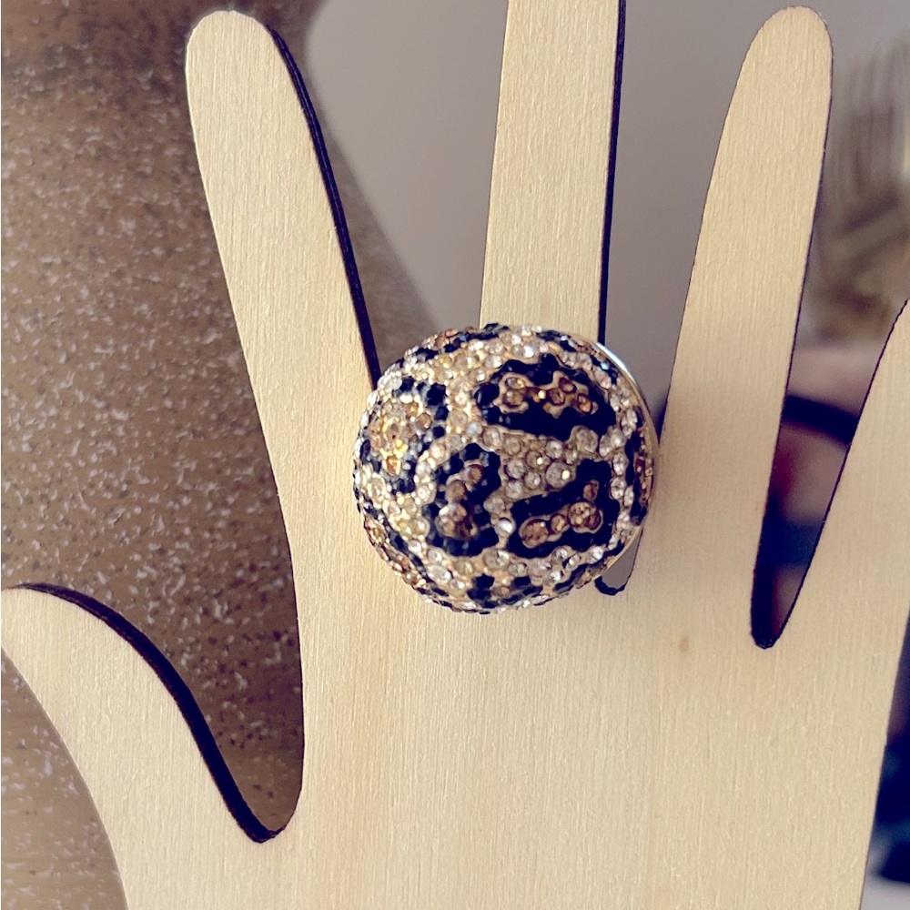 Statement Leopard Ring